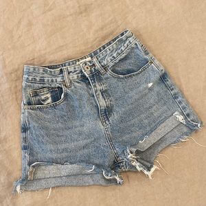 Denim shorts